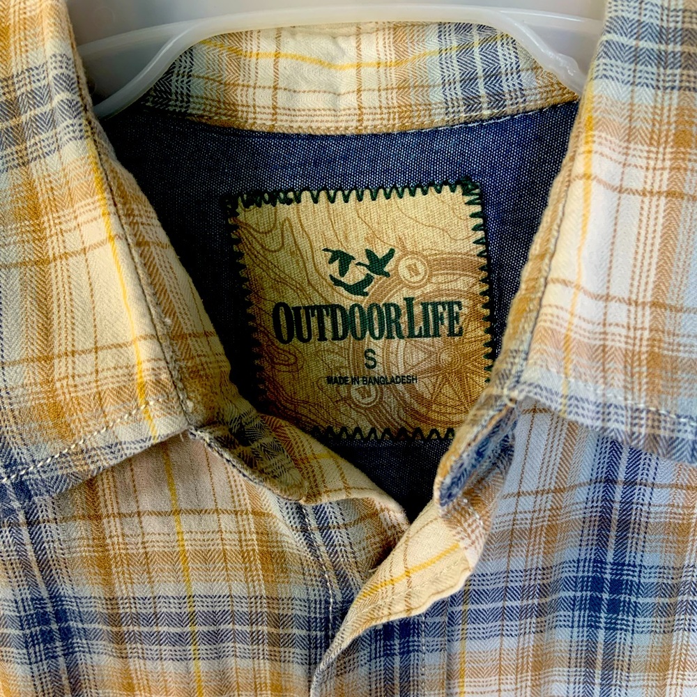 Outdoor life short sleeve casual men’s shirt